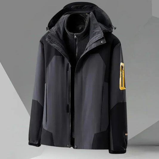 Waterdichte mannen regenjassen met kap - OutfitLondon