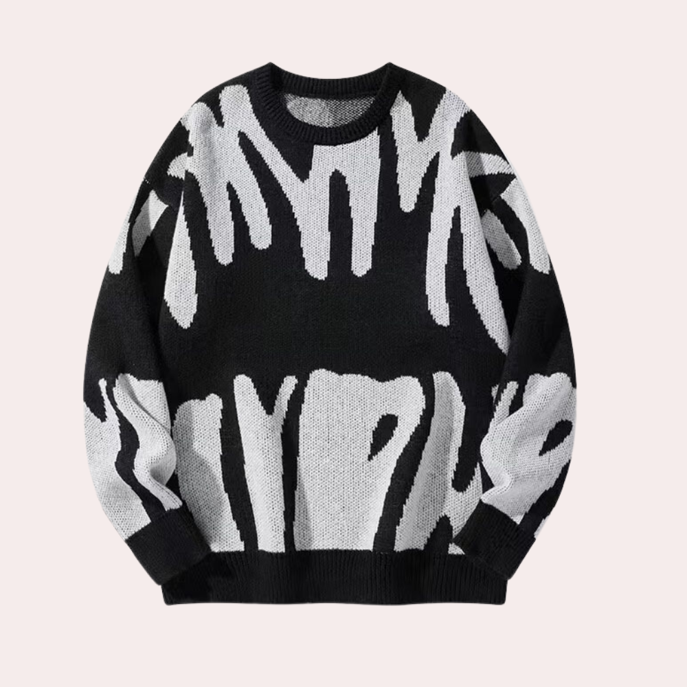 Stylish Crew Neck Men's Sweater