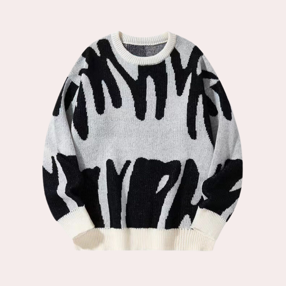 Stylish Crew Neck Men's Sweater