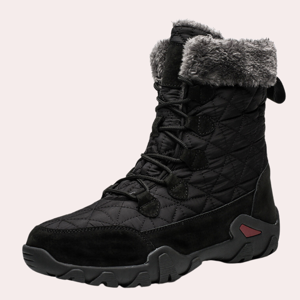 Men's Insulated Snow Boots: Warm and Waterproof - OutfitLondon