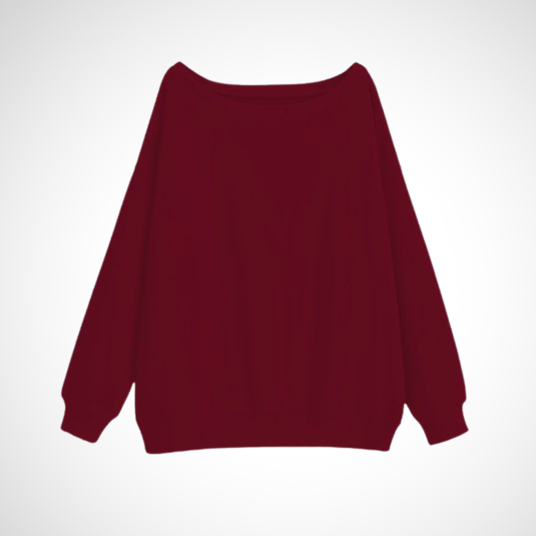 Relaxed Fit Crew Neck Winter Sweater
