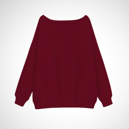 Relaxed Fit Crew Neck Winter Sweater