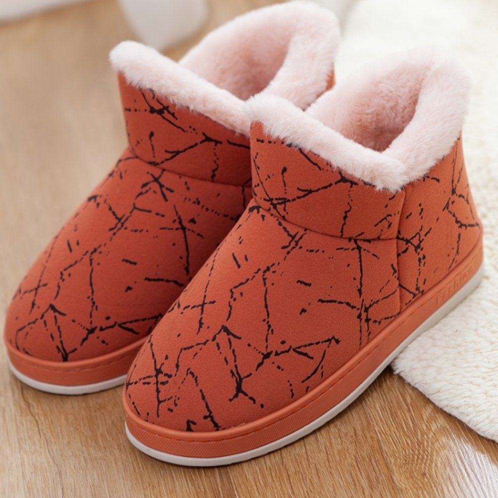 Ladies Glossy Snow Boots