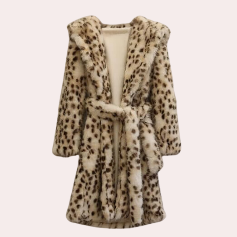 Soft Fuzzy Women's Hooded Parka Coat - OutfitLondon
