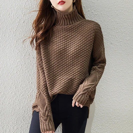 Timeless Ladies Crew Neck Pullover Sweater - OutfitLondon