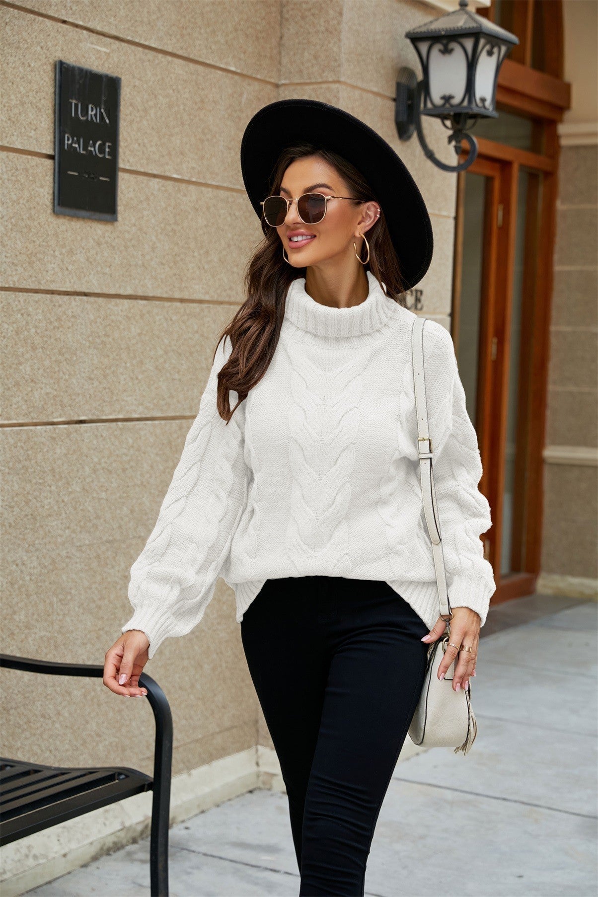 Timeless Ladies Cozy Cable Sweater