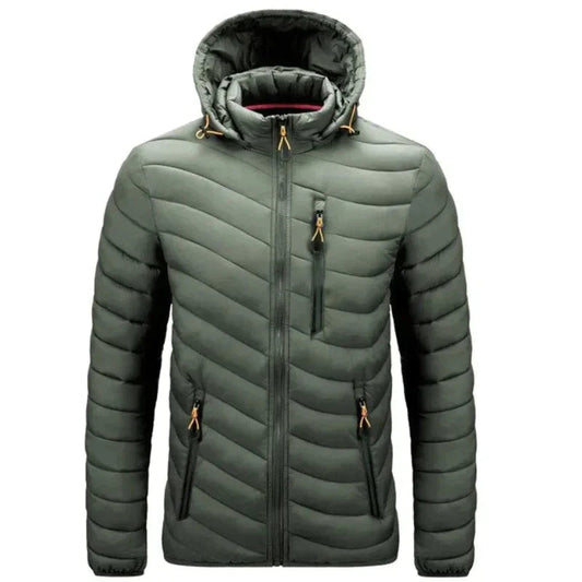 Warm Waterproof Men's Down Parka Coat - OutfitLondon