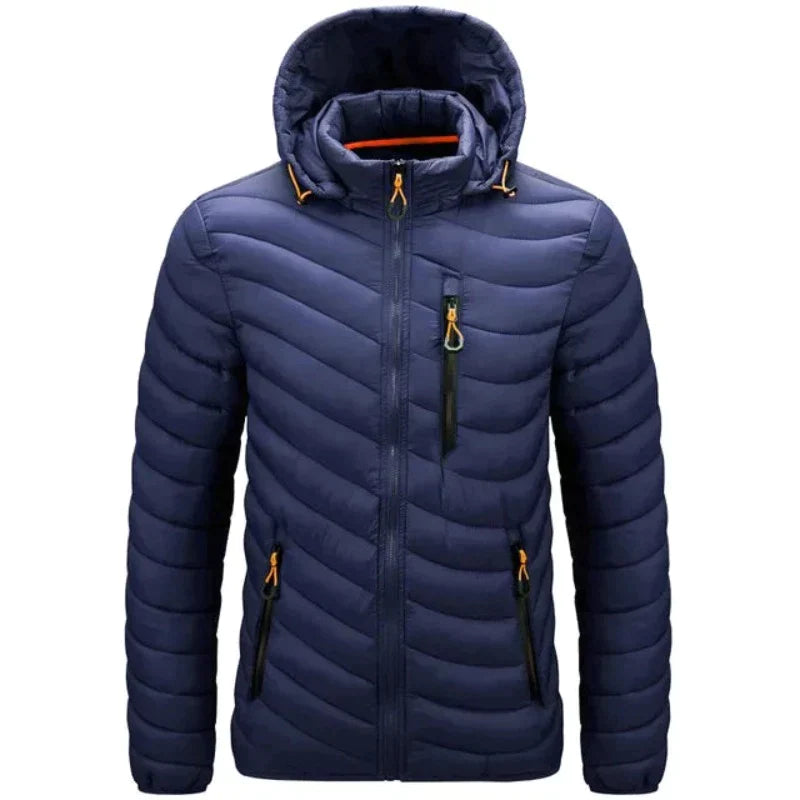 Warm Waterproof Men's Down Parka Coat