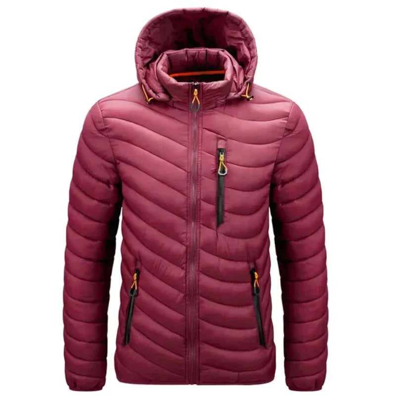 Warm Waterproof Men's Down Parka Coat