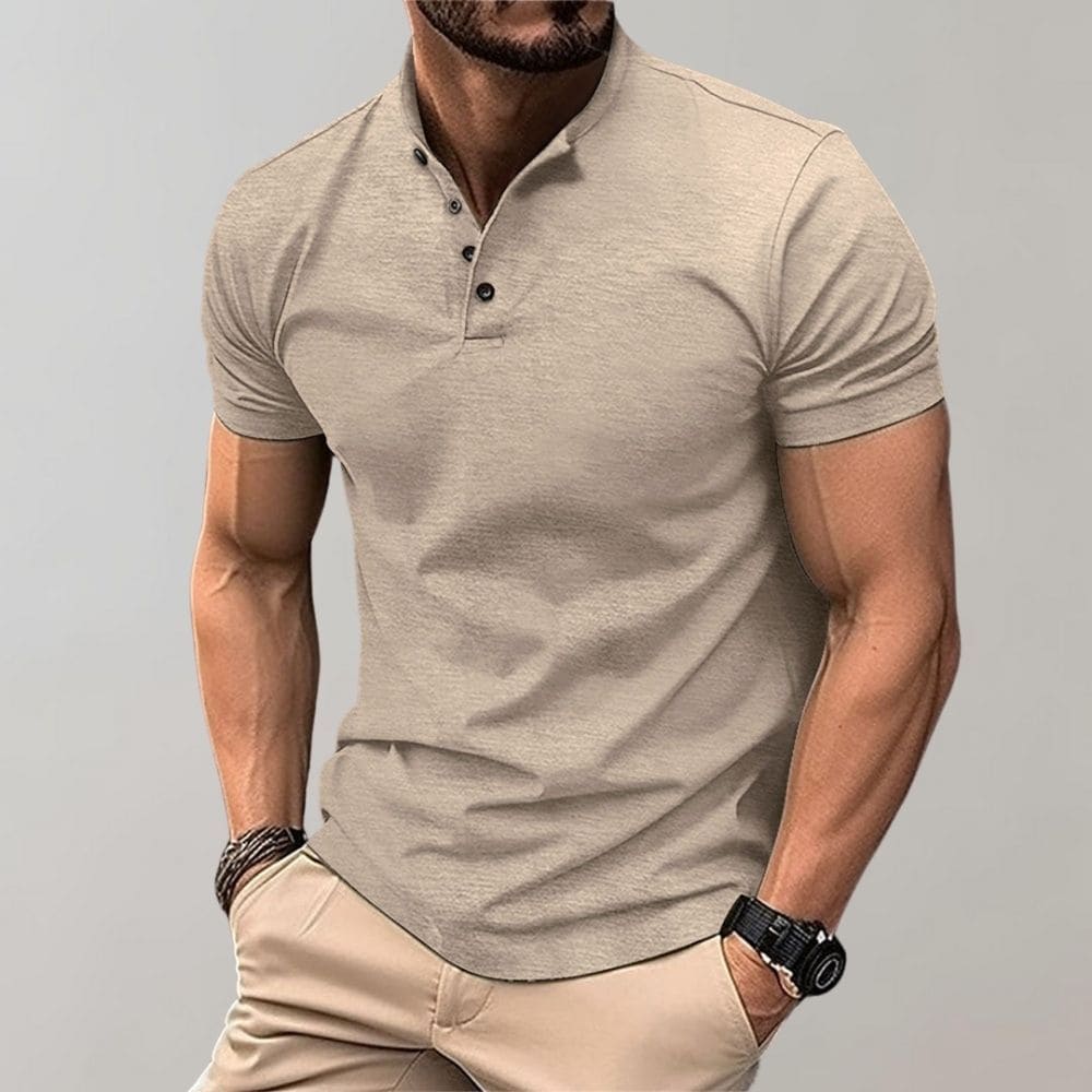 Relaxed Fit Men's V Neck Tee Shirt