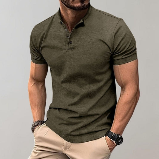 Relaxed Fit Men's V Neck Tee Shirt - OutfitLondon