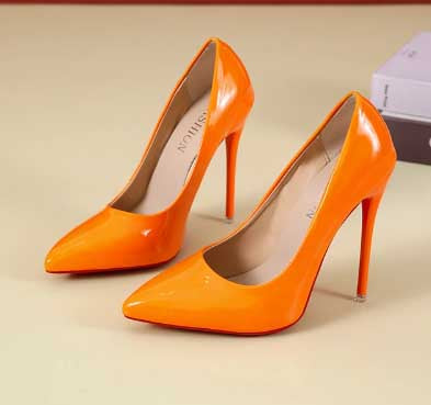 Women's 5 Inch Shiny Stiletto Heels