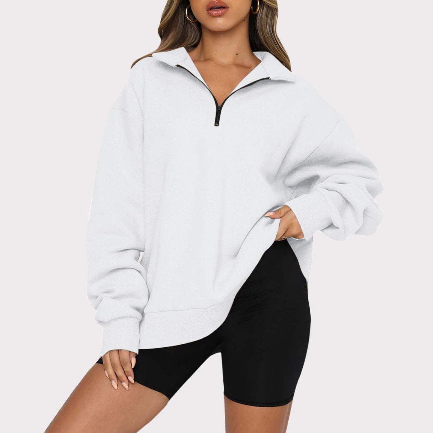 Cozy Fleece Lined Winter Sweatshirt