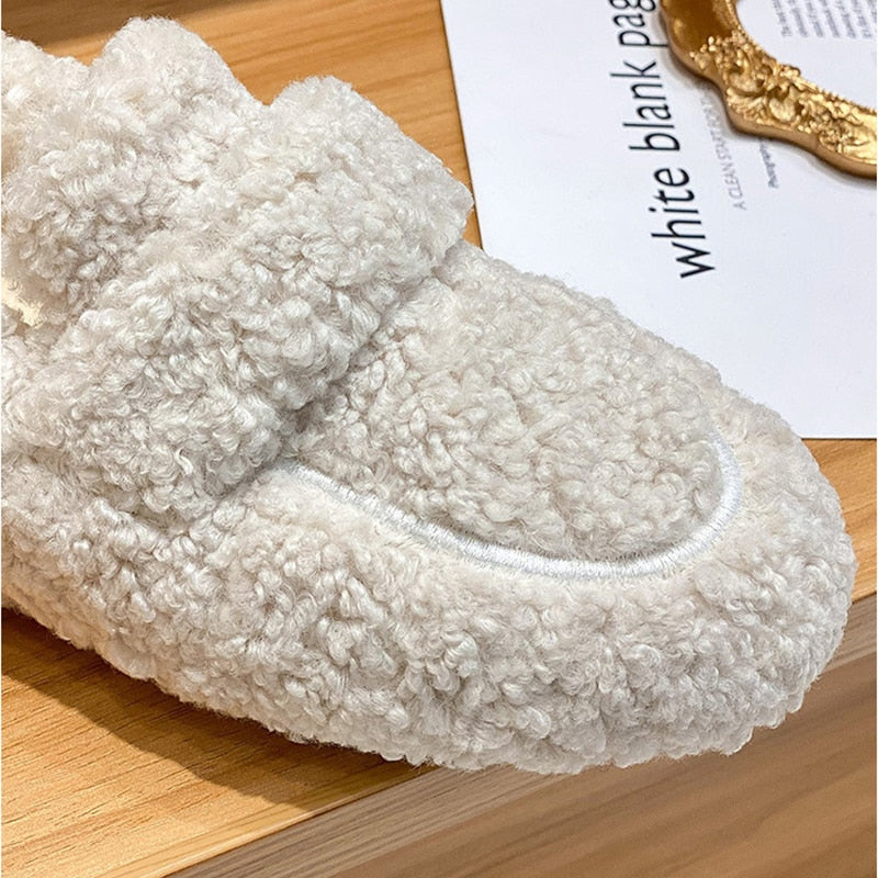 Plush Fleece Slippers Shoes