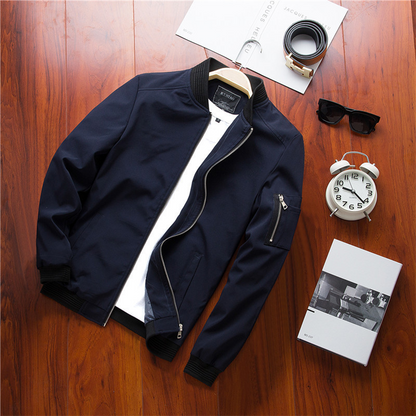 Men's Slim Fit Zipper Jacket Lightweight