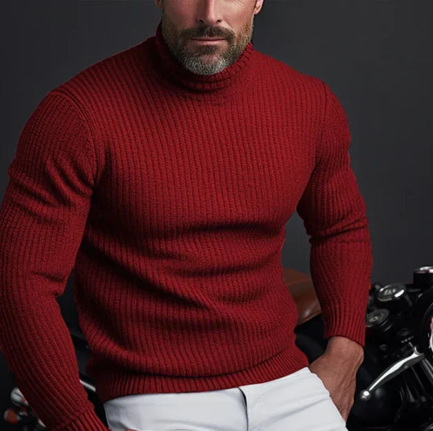 Luxury Mens Crew Neck Knit Sweater - OutfitLondon