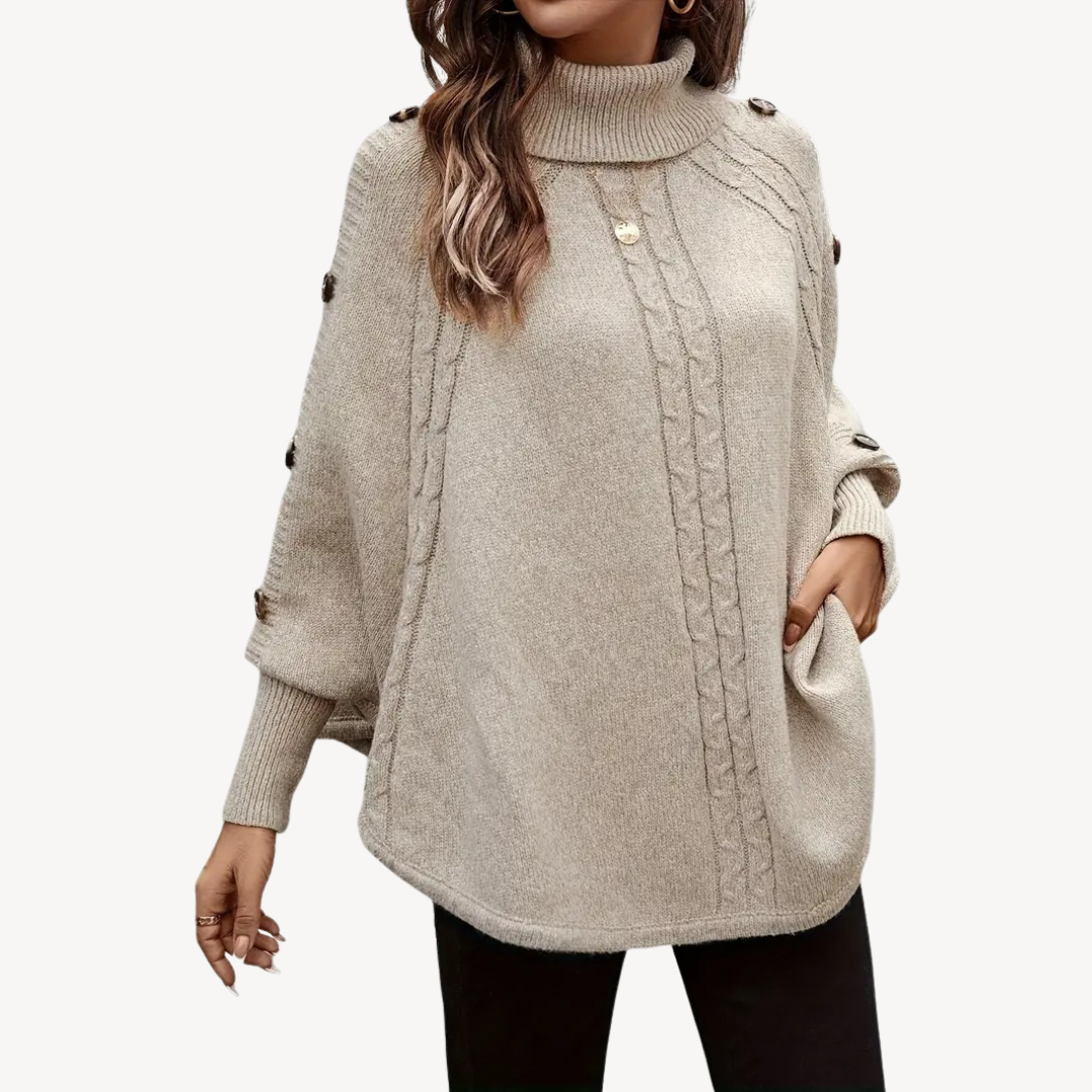 Relaxed Fit Oversized Knit Sweater - OutfitLondon
