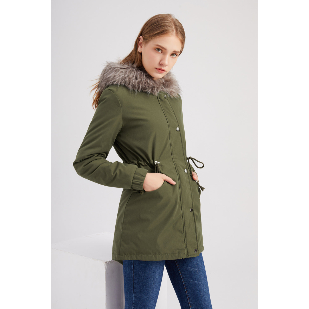 Women's Warm Waterproof Hooded Winter Parka Coat