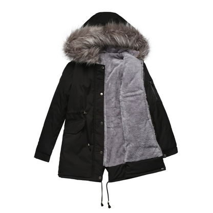 Women's Warm Waterproof Hooded Winter Parka Coat