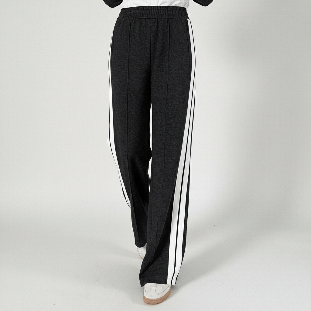 Chic 2 Piece Suit Blazer and Striped Trousers