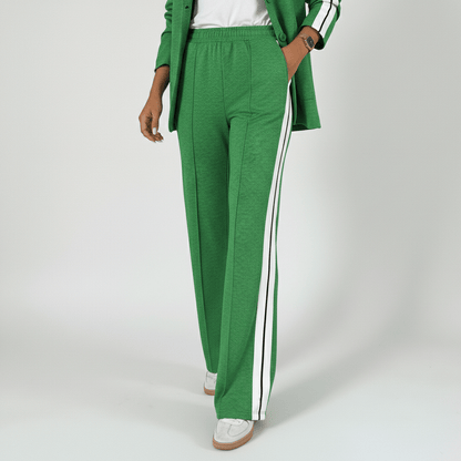 Chic 2 Piece Suit Blazer and Striped Trousers