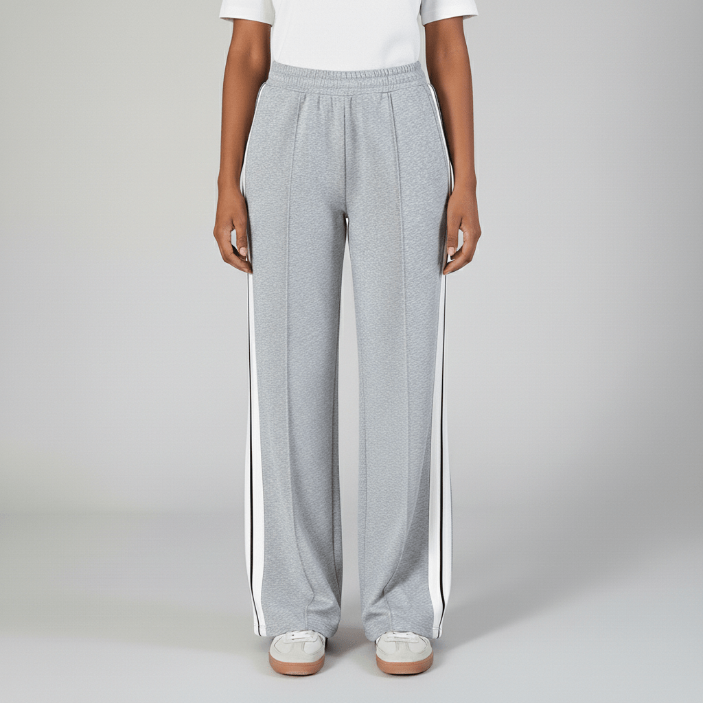 Chic 2 Piece Suit Blazer and Striped Trousers