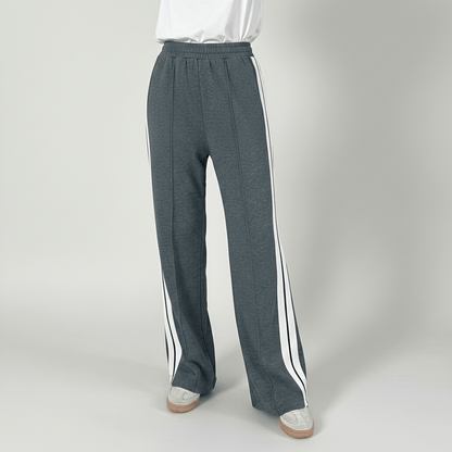 Chic 2 Piece Suit Blazer and Striped Trousers