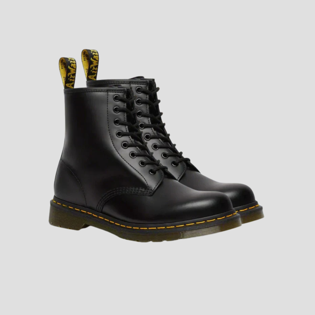 Tough Leather Military Boots - OutfitLondon