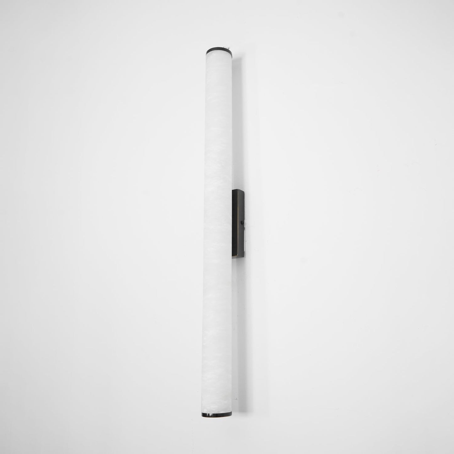 Classic White Glass LED Wall Light Fixture