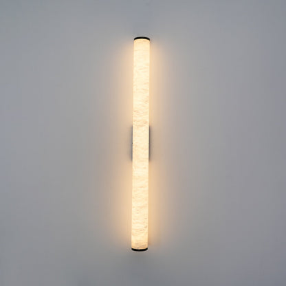 Classic White Glass LED Wall Light Fixture