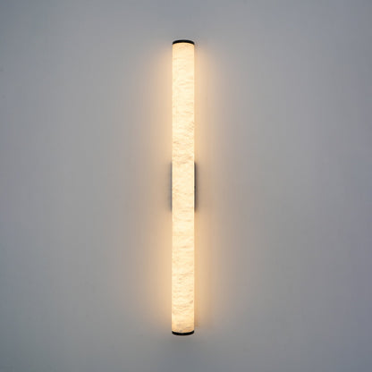 Classic White Glass LED Wall Light Fixture