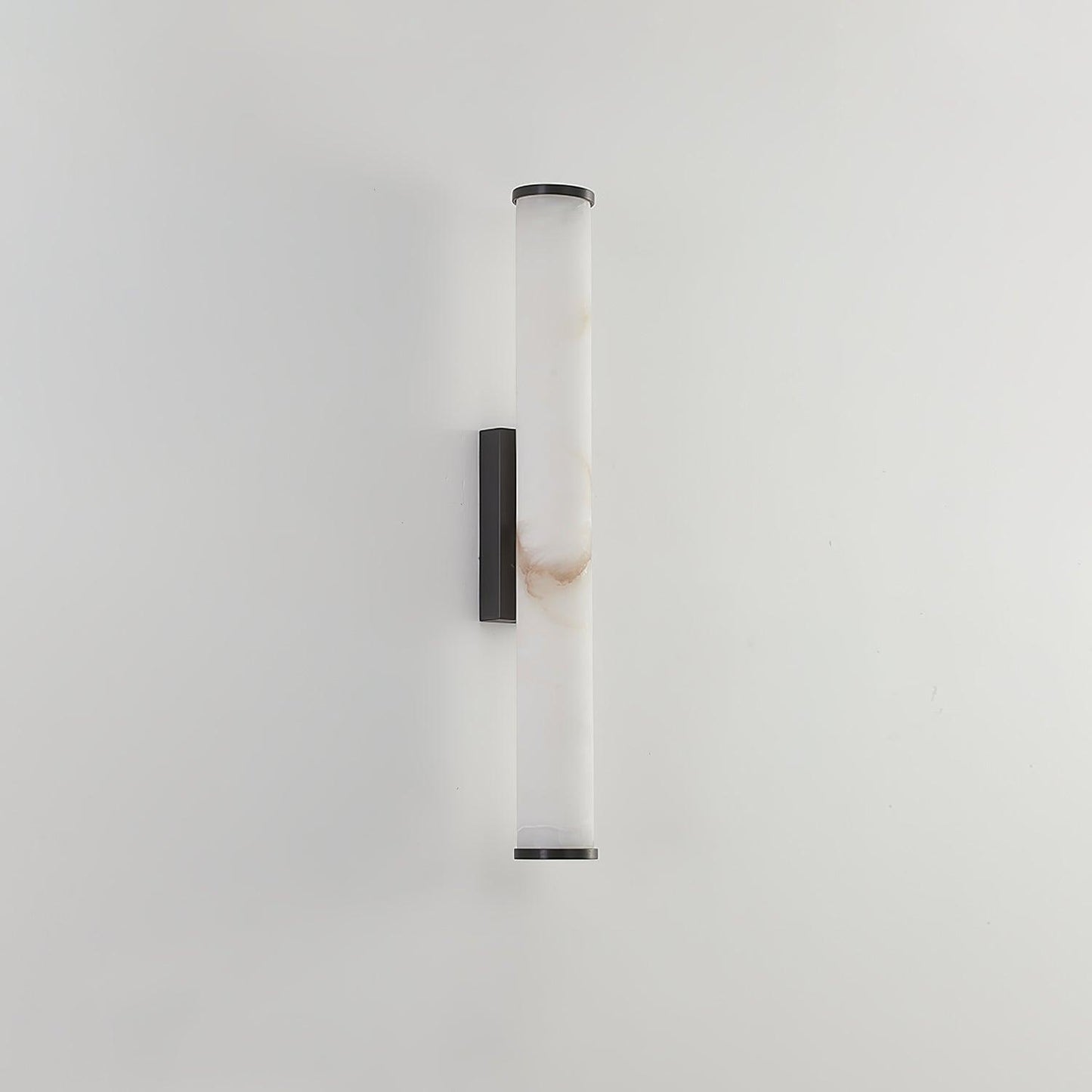 Classic White Glass LED Wall Light Fixture