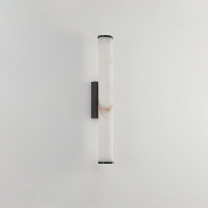 Classic White Glass LED Wall Light Fixture