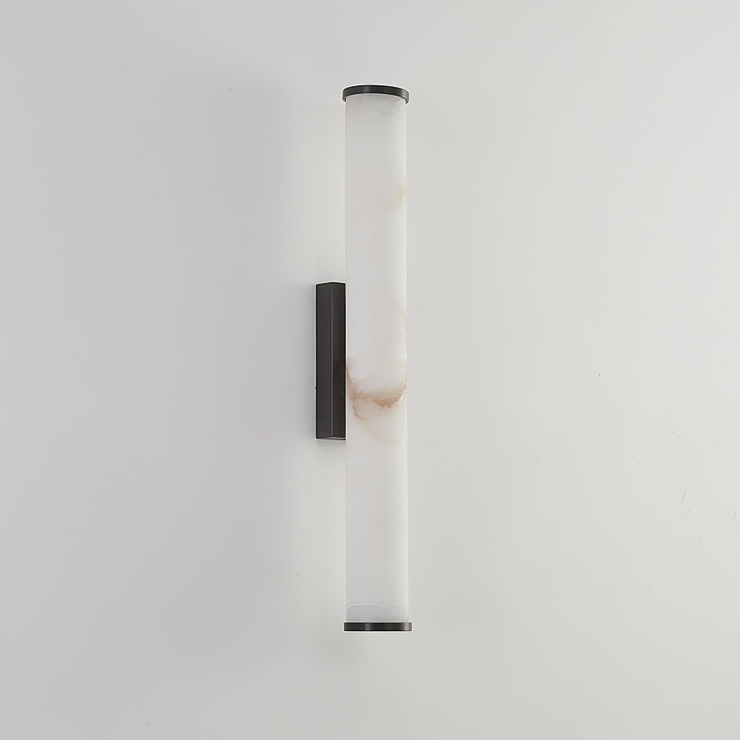 Classic White Glass LED Wall Light Fixture