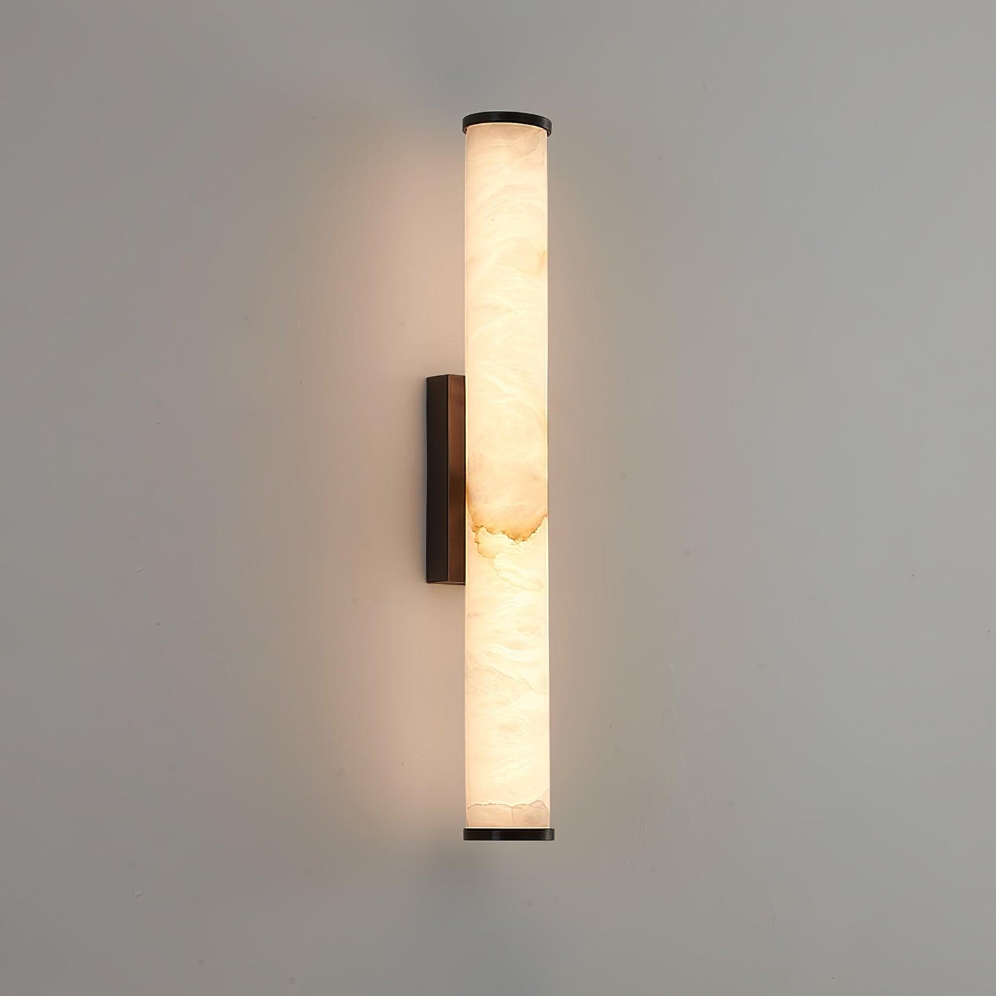 Classic White Glass LED Wall Light Fixture