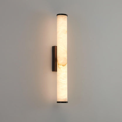 Classic White Glass LED Wall Light Fixture
