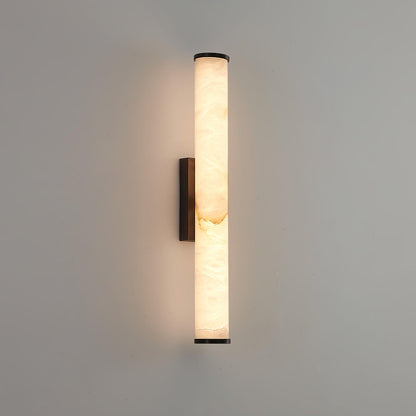 Classic White Glass LED Wall Light Fixture