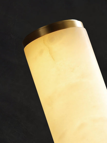Classic White Glass LED Wall Light Fixture