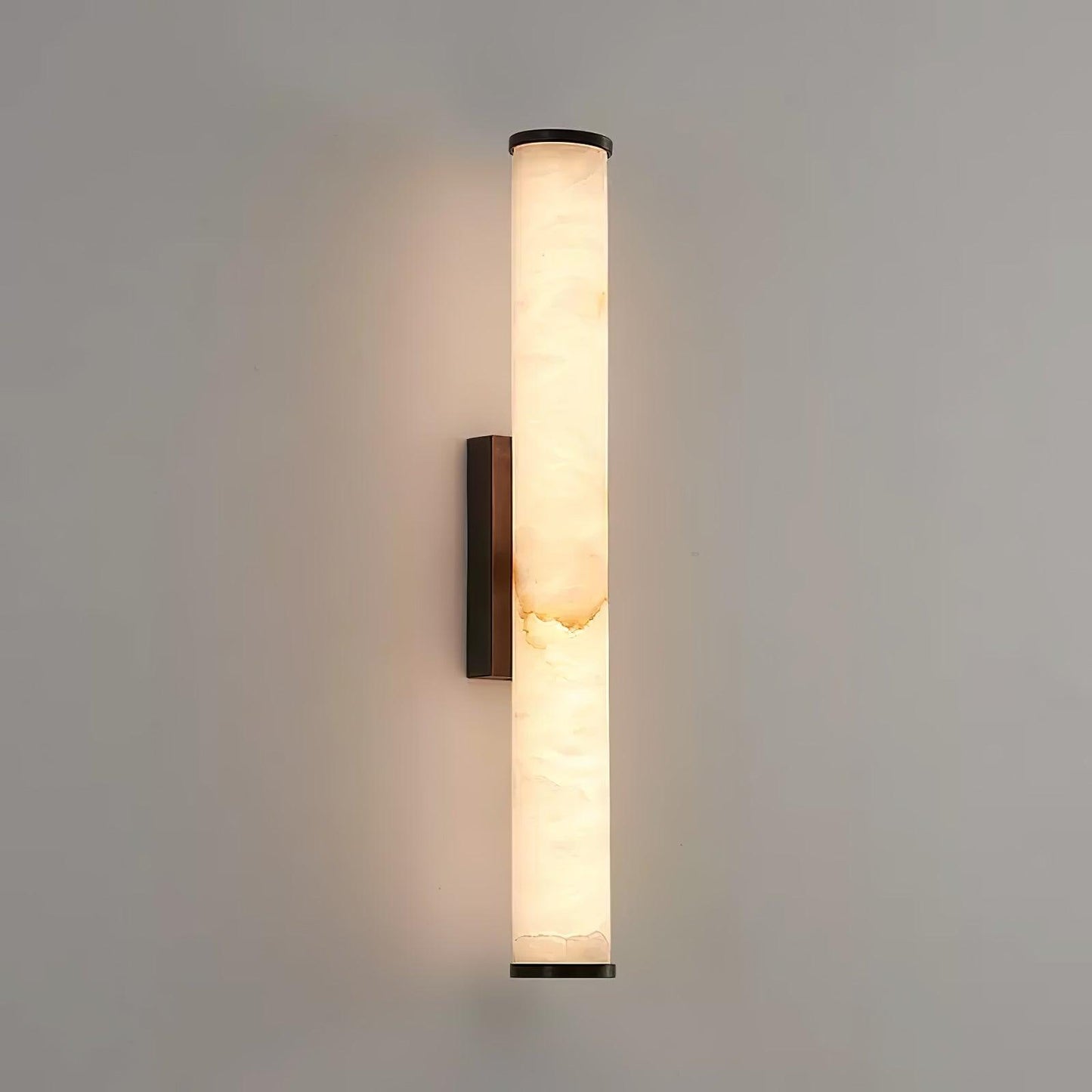Classic White Glass LED Wall Light Fixture