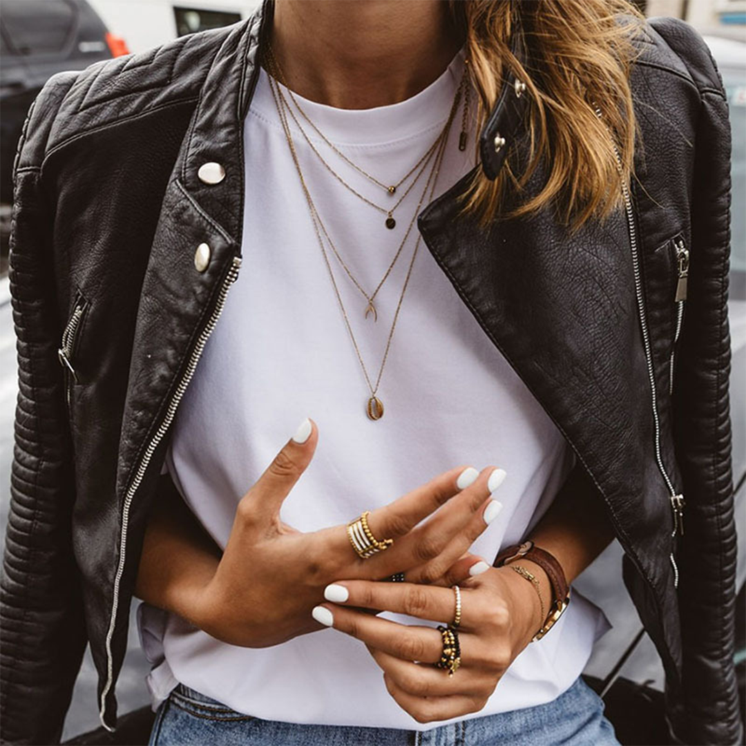 Classic Women's Faux Leather Jacket