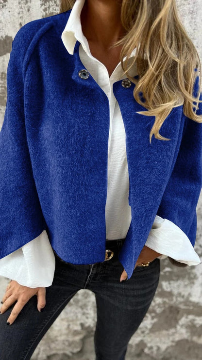 Soft Faux Fur Coat with Simple Elegance Design