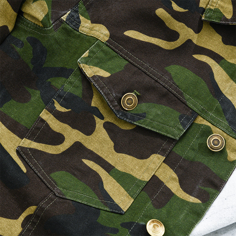 Men's Camouflage Canvas Jacket