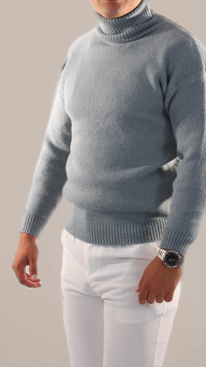 Cozy Cable Knit Crew Neck Sweater Men
