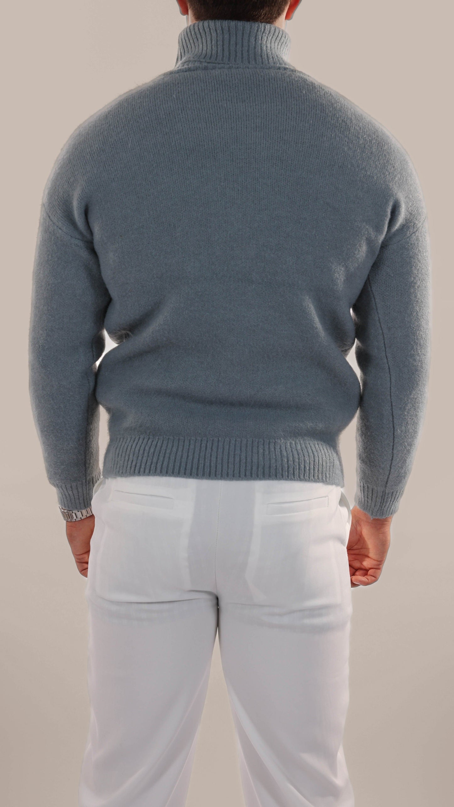 Cozy Cable Knit Crew Neck Sweater Men