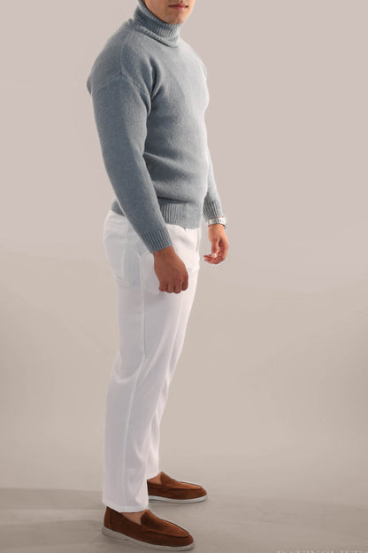 Cozy Cable Knit Crew Neck Sweater Men