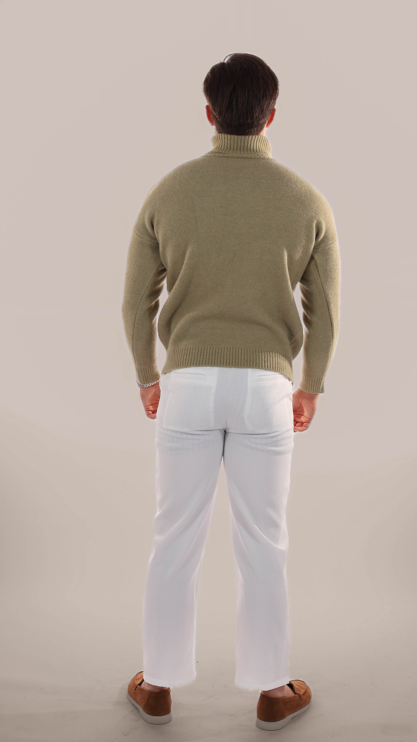 Cozy Cable Knit Crew Neck Sweater Men