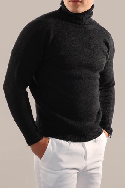 Cozy Cable Knit Crew Neck Sweater Men - OutfitLondon