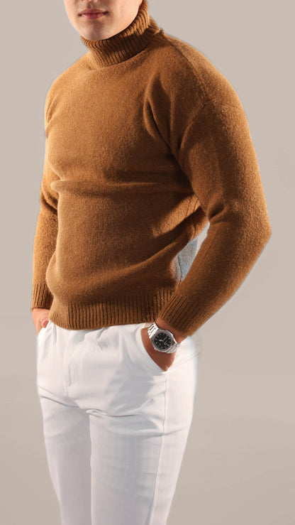 Cozy Cable Knit Crew Neck Sweater Men