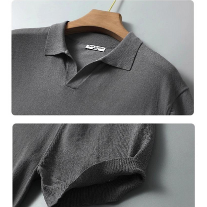 Cozy Polo Cape - Lightweight Blend Zip Cape Layer