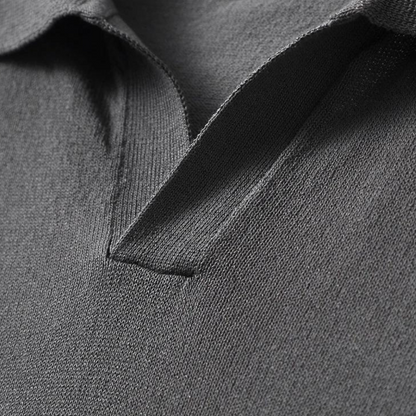 Cozy Polo Cape - Lightweight Blend Zip Cape Layer